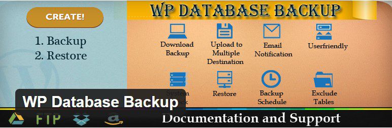 wp database backup plugin
