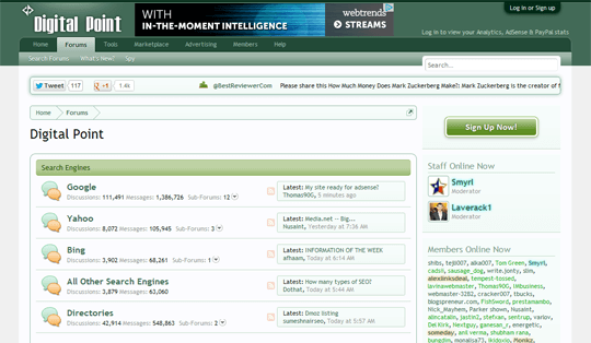 Digital point forum to get free traffic to website