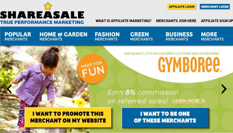 Sharesale is top affiliate marketing programs