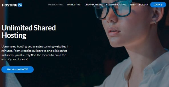 Hosting24 is unlimited shared hosting