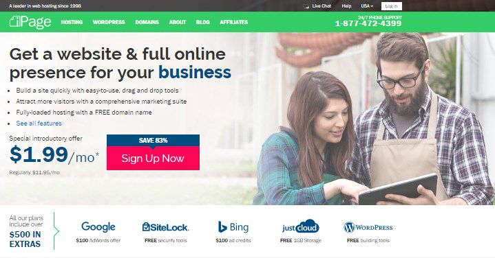 ipage is the best domain registrar for ecommerce
