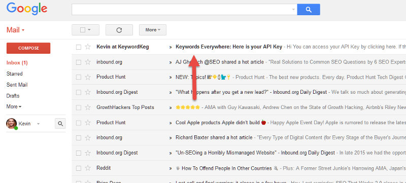api key email subject