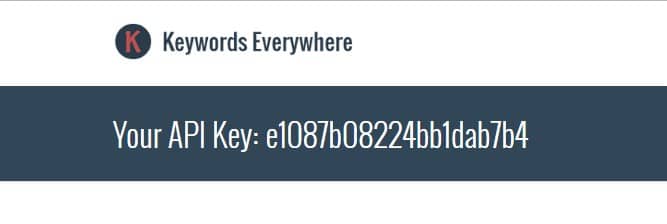 keywords api key