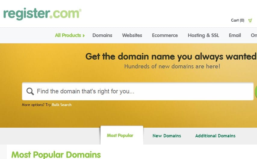register.com is the best domain registrar for resellers