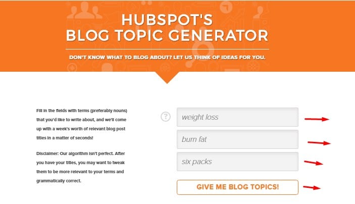 hubspot blog topic generator