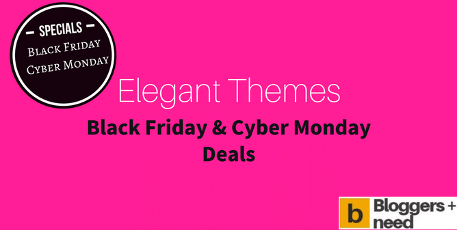 Elegant themes black friday deal