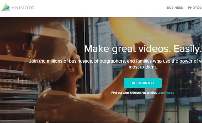 Animoto video maker