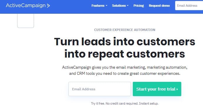 Active campaign in the list of best email marketing software