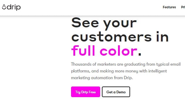 Best email marketing software for ecommerce - drip