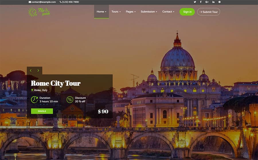 Trip & guide - best wordpress theme for travel agency blog