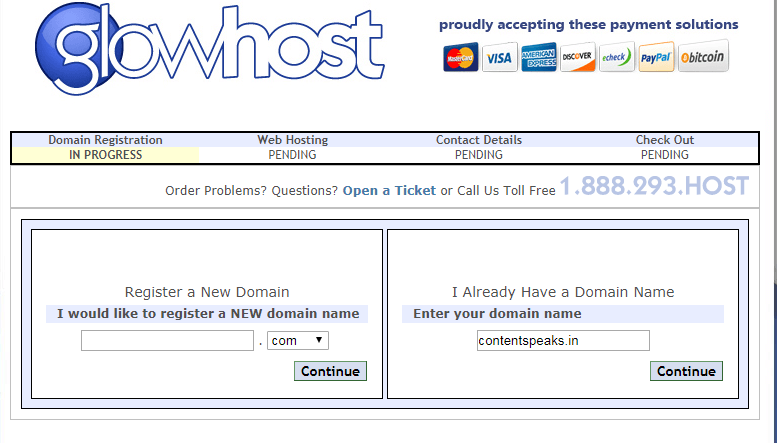 Choosing domain name