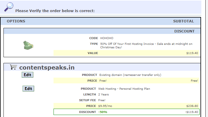 Applying glow host discount codes