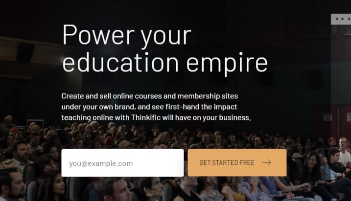 Thinkific for best platform to create and sell online courses