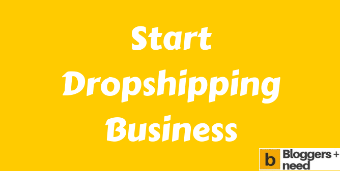 Start online dropshipping business