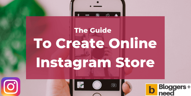 Create Instagram store online from scratch