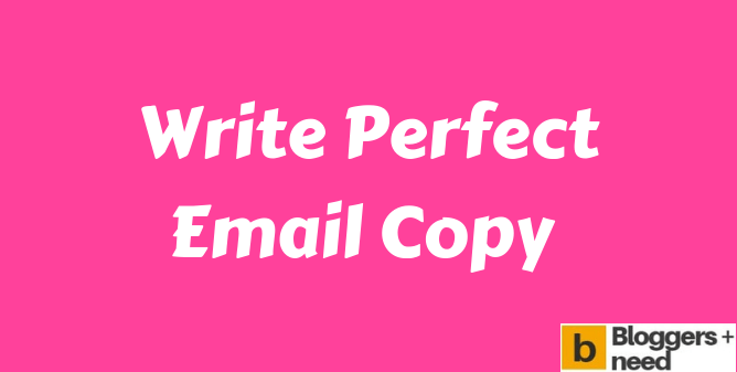 how to write email copy