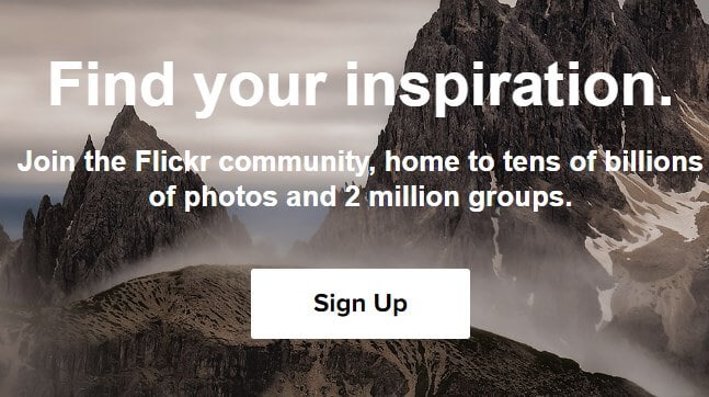 Flickr infographics