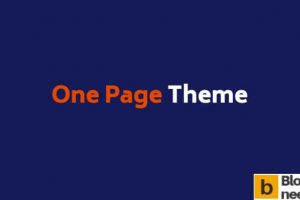 Onepage Theme Review