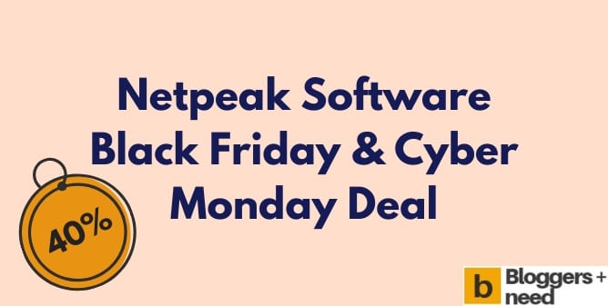 Netpeak Software Black Friday Deal