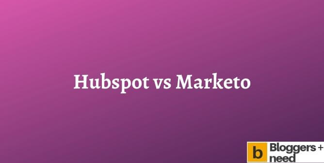 Hubspot vs marketo