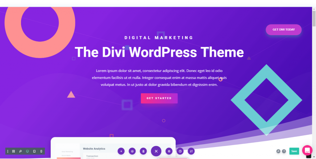 Best wordpress themes for blogs is divi theme