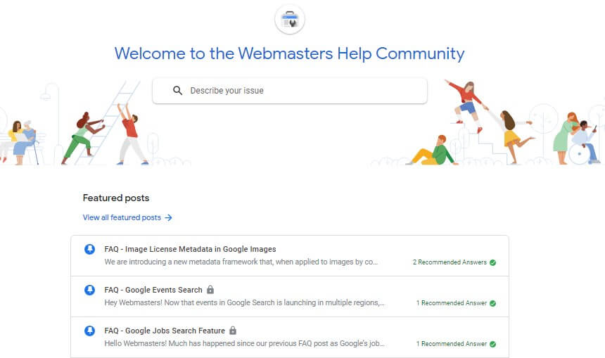 Google webmaster forum