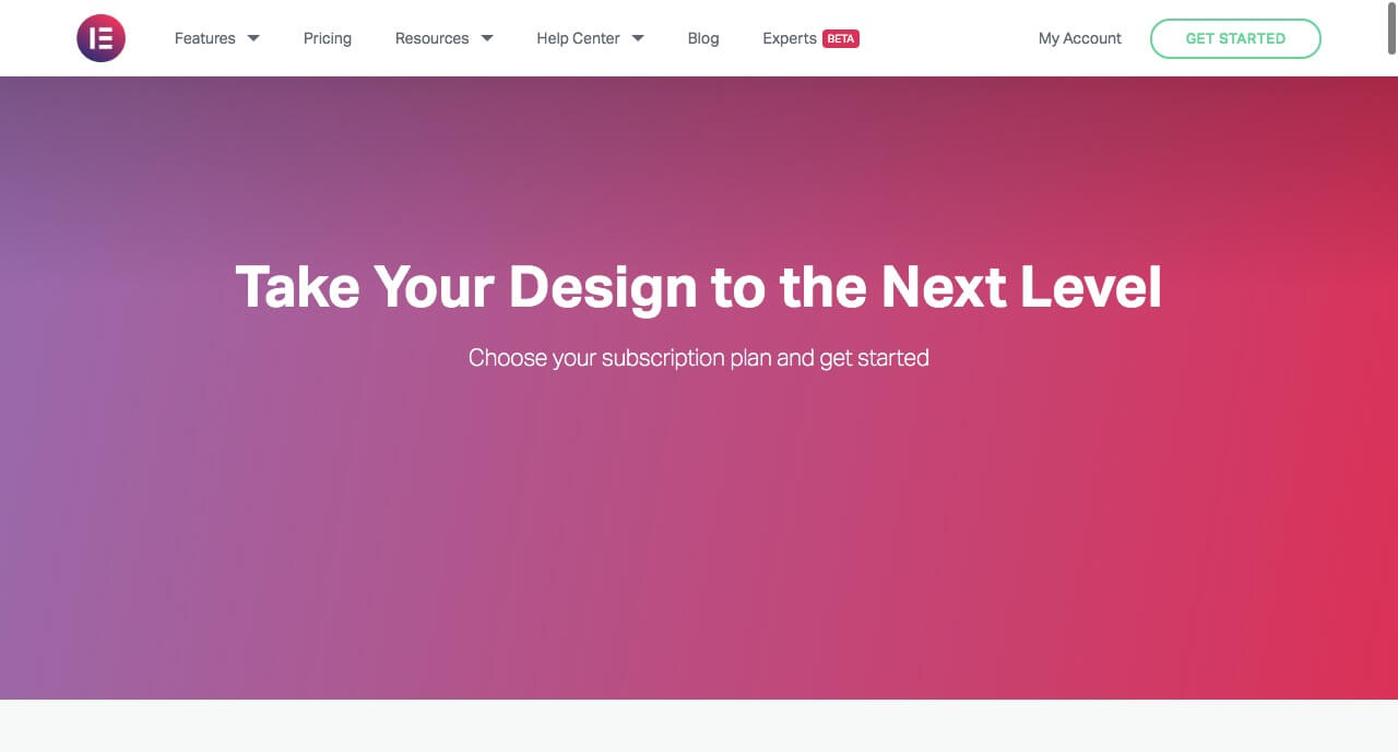 Elementor pro visual page builder for wordpress