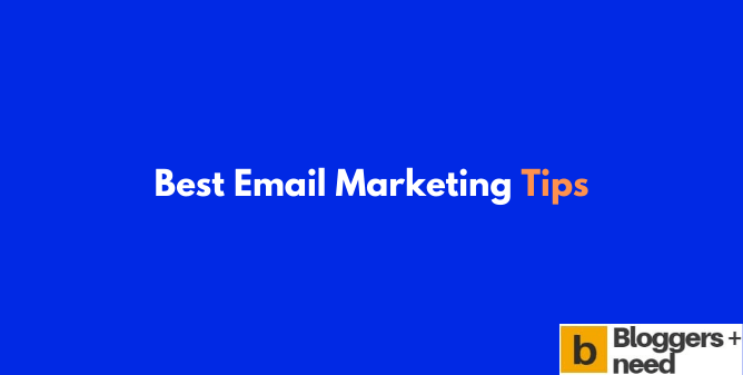 Tips for email marketing