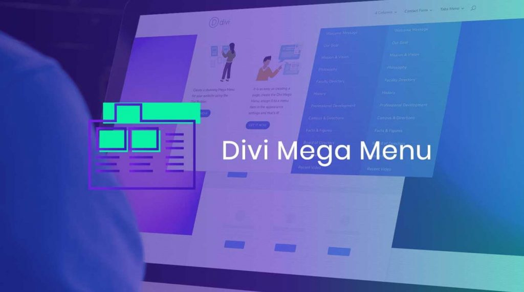 Divi mega menu