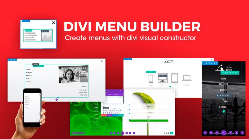 Divi Menu Templates