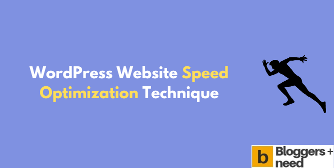 WordPress Website Speed Optimization Technique