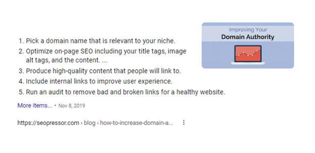 steps to increase domain and page authority