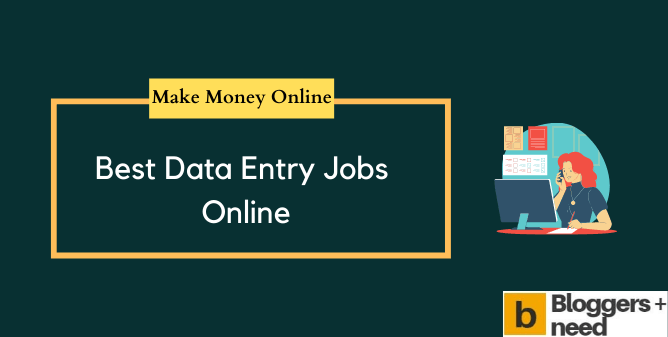 Best online data entry jobs feature image