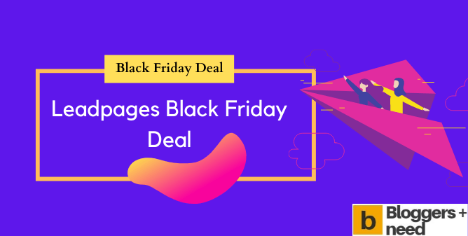 Leadpages black friday deal cyber monday sales