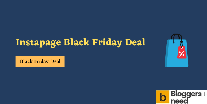 Instapage black friday deal