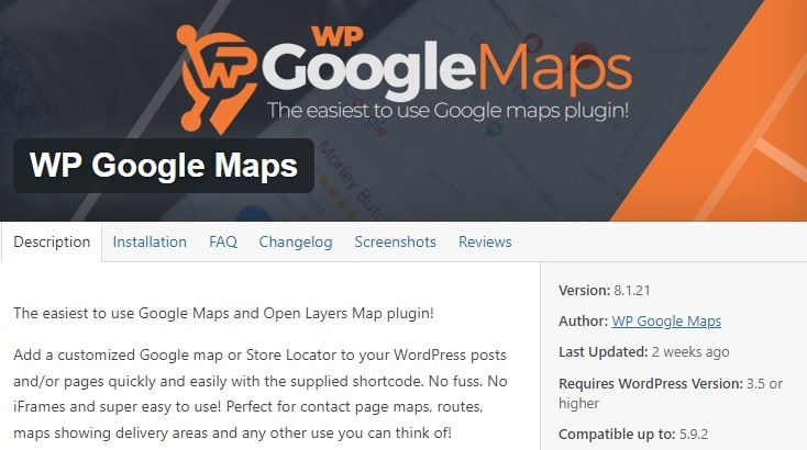 WP Google Maps Plugin