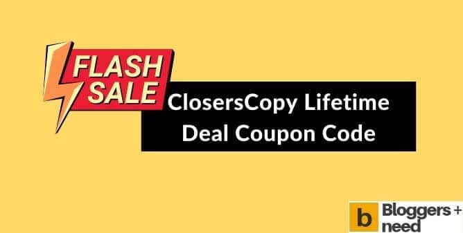 ClosersCopy Lifetime Deal Coupon Code, ClosersCopy Coupon Code, ClosersCopy discount Code, ClosersCopy promo code,