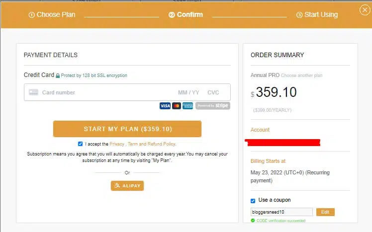 Redeeming adtargeting. Io promo code at checkout