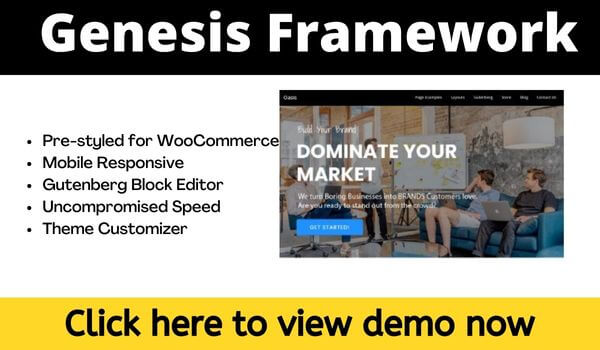 Genesis ecommerce theme WordPress