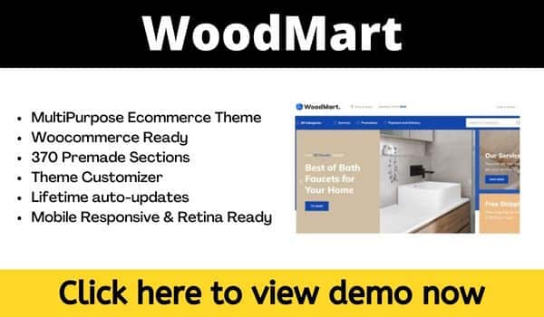 WoodMart WordPress ecommerce