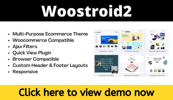 Woostroid2 ecommerce theme WordPress