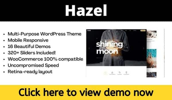 Hazel business wordpress theme