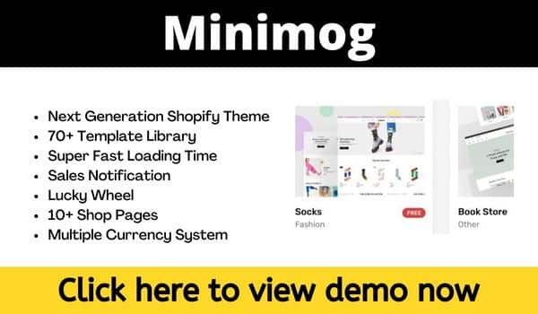 Minimog shopify ecommerce themes