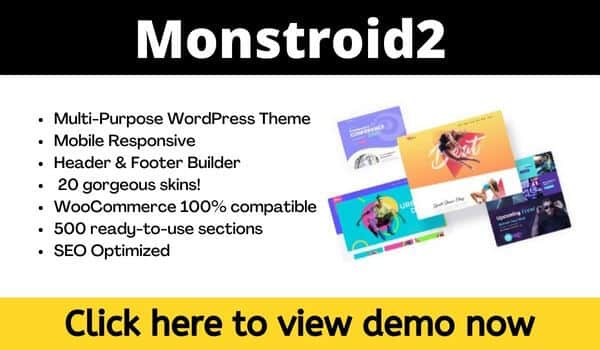 monstroid2 Business theme WordPress
