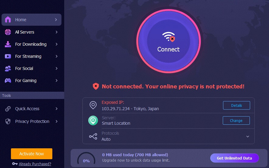 itop vpn dashboard