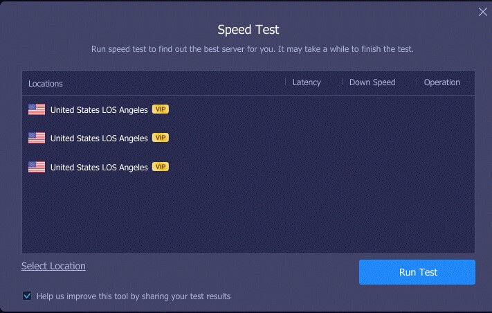 speed test 1