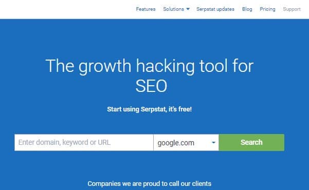 Serpstats seo tool