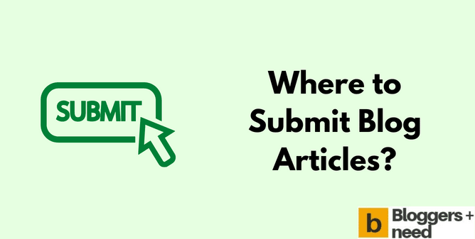 Where to submit blog articles