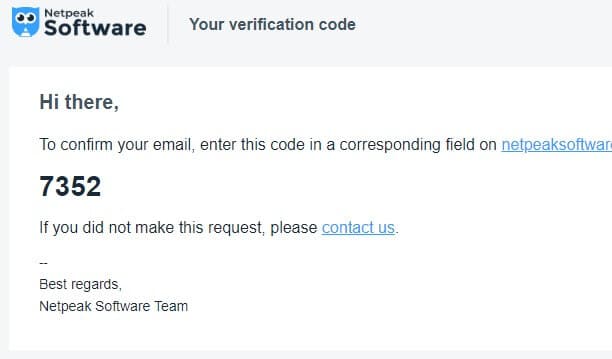 np verification code