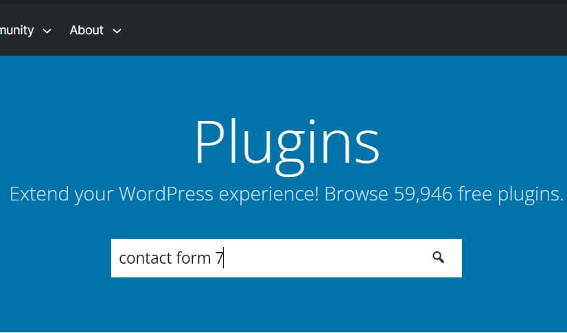 Wp plugin directory search